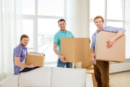 Local packing service handling a Surrey home with stairs and access challenges