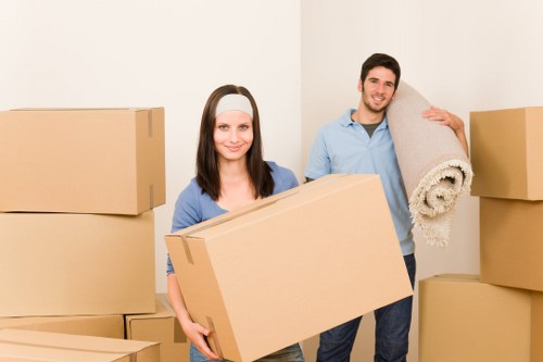 Local movers loading household items with care during a Surrey move